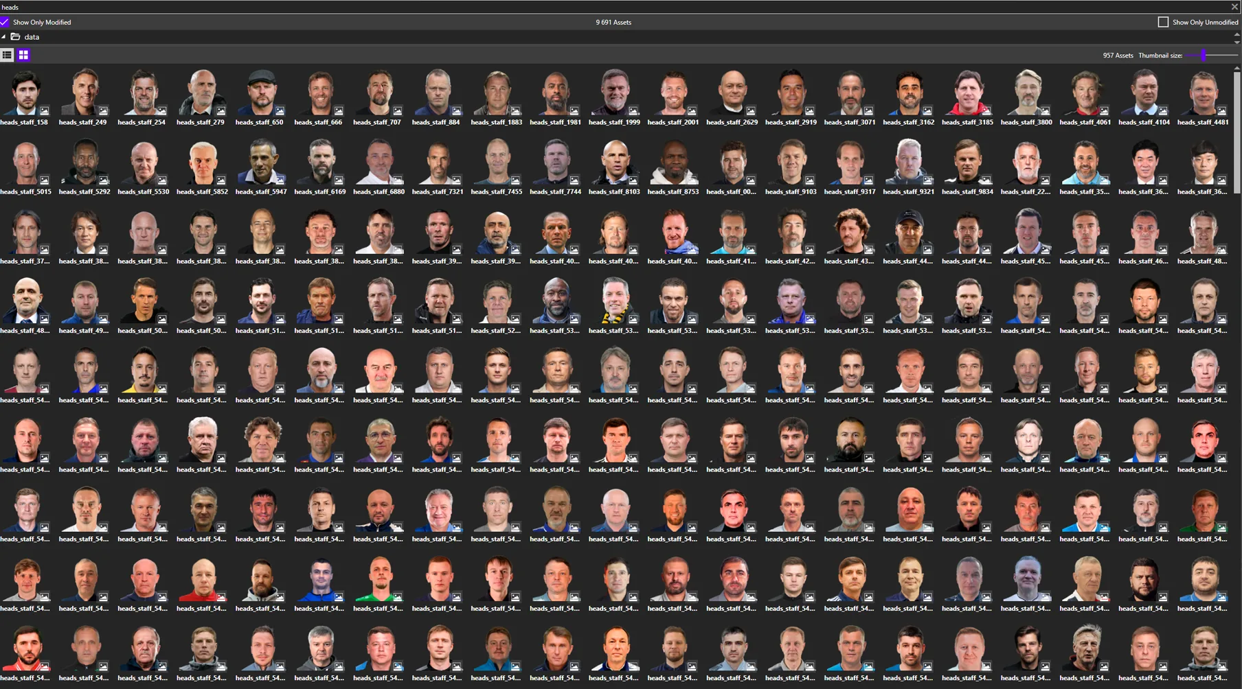 The Volume Behind the Portraits